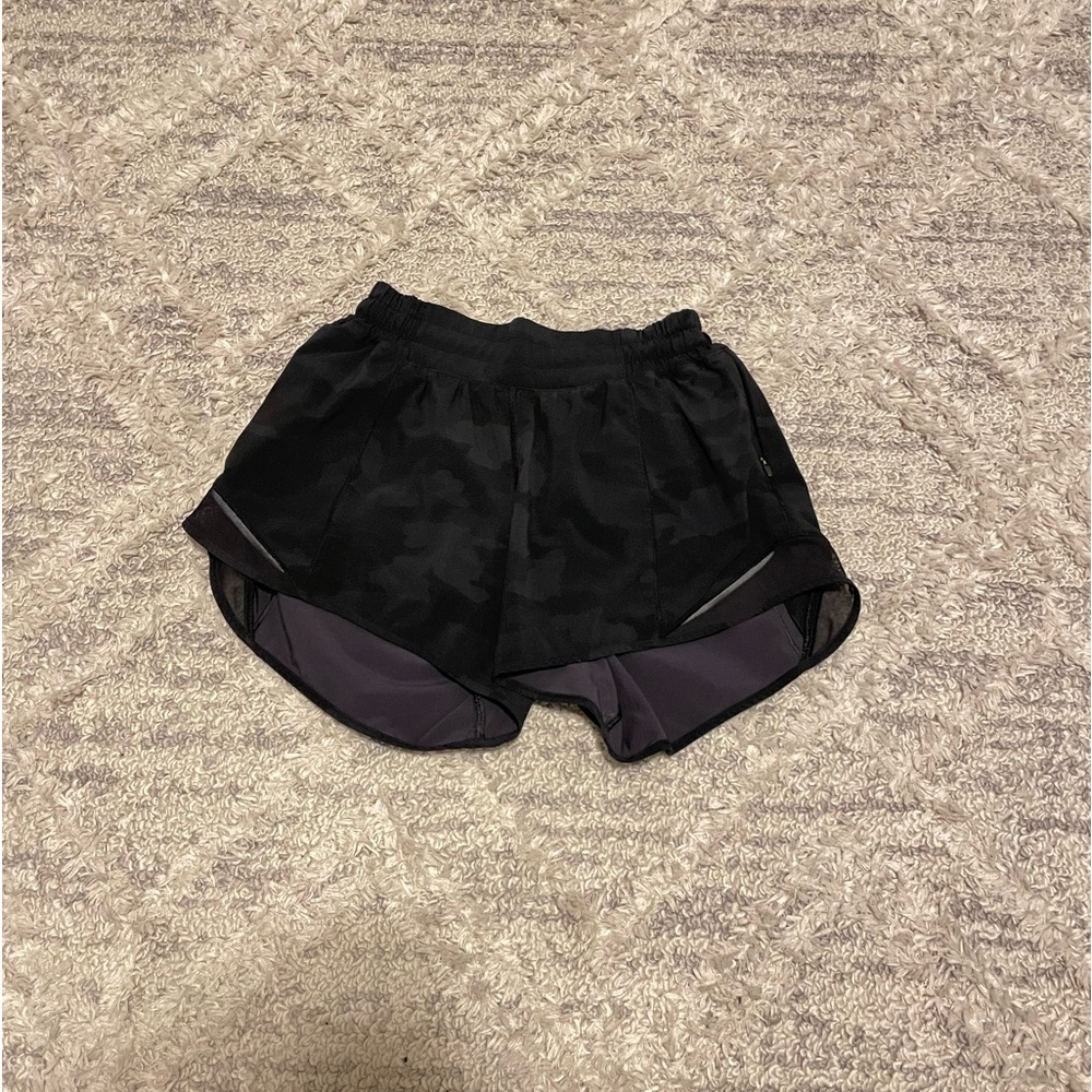 Lululemon Camo Hotty Hots Shorts